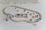 Grădină zoologică cu figurine din lemn extensie Little Railway Collection Little Dutch - imagine 6