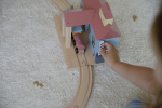Gară cu figurine din lemn Extensie Little Railway Collection Little Dutch - imagine 9
