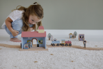 Gară cu figurine din lemn Extensie Little Railway Collection Little Dutch - imagine 11