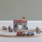 Gară cu figurine din lemn Extensie Little Railway Collection Little Dutch - imagine 14