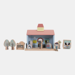 Gară cu figurine din lemn Extensie Little Railway Collection Little Dutch - imagine 2