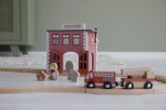 Secție de pompieri cu figurine din lemn Extensie Little Railway Collection Little Dutch - imagine 6