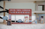 Garaj cu figurine din lemn Extensie Little Railway Collection Little Dutch - imagine 5