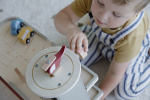 Garaj cu figurine din lemn Extensie Little Railway Collection Little Dutch - imagine 13