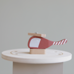 Garaj cu figurine din lemn Extensie Little Railway Collection Little Dutch - imagine 6