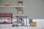 Garaj cu figurine din lemn Extensie Little Railway Collection Little Dutch - imagine 16