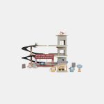 Garaj cu figurine din lemn Extensie Little Railway Collection Little Dutch