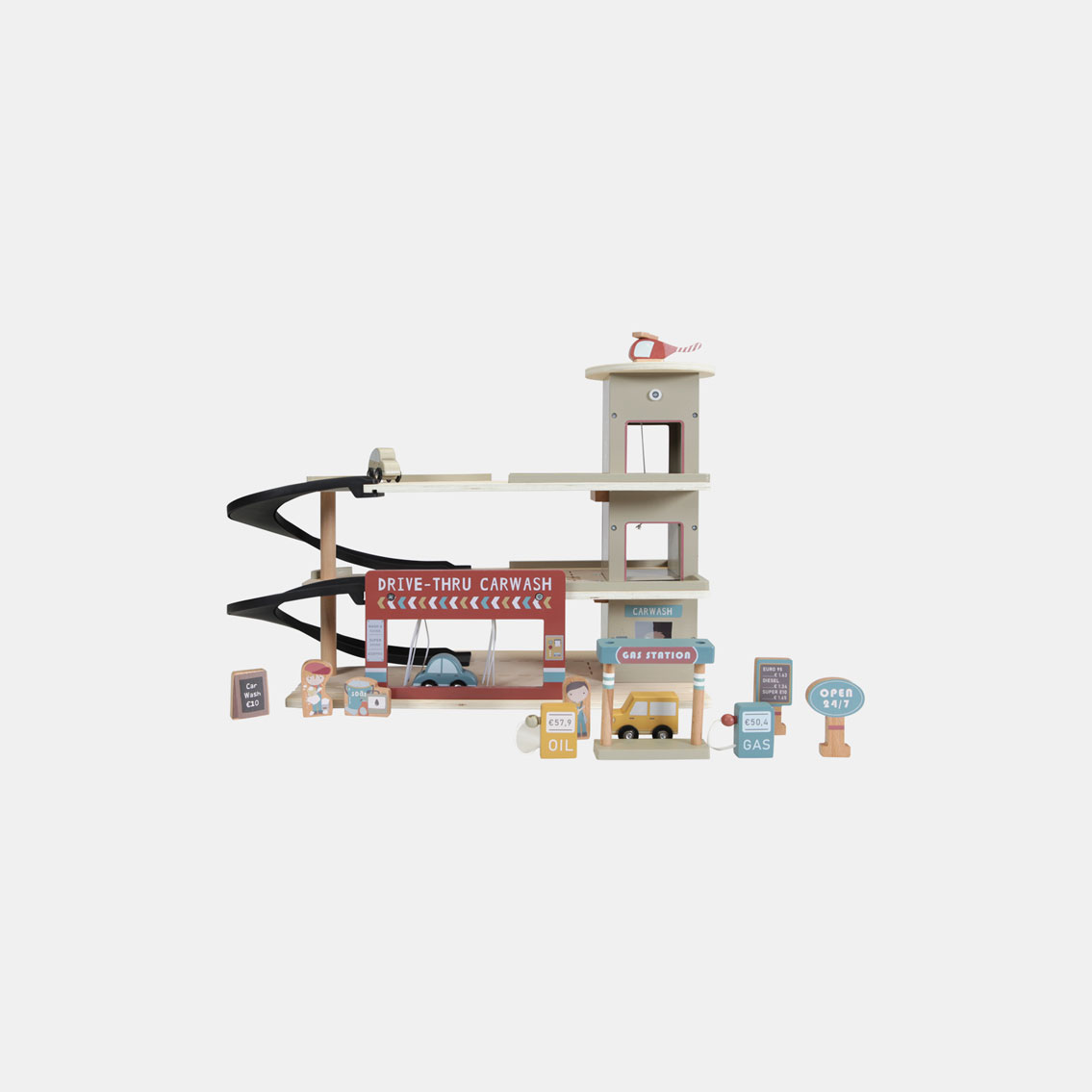 LD4491-Railway-Train-Garage-Product-7_main.jpg Garaj cu figurine din lemn Extensie Little Railway Collection Little Dutch - imagine 1