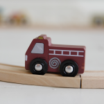 Set 9 mașinuțe din lemn Extensie Little Railway Collection Little Dutch - imagine 7