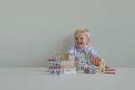 Set cuburi de construcție în stil urban Extensie Little Railway Collection Little Dutch - imagine 8