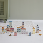 Set cuburi de construcție în stil urban Extensie Little Railway Collection Little Dutch - imagine 9