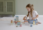 Set cuburi de construcție în stil urban Extensie Little Railway Collection Little Dutch - imagine 10