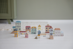 Set cuburi de construcție în stil urban Extensie Little Railway Collection Little Dutch - imagine 6