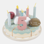 Tort aniversar cu decorațiuni pentru 1-5 ani varianta XL Little Dutch