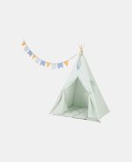 Cort de joacă Teepee Wigwam Mint Little Dutch - imagine 2