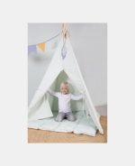 Cort de joacă Teepee Wigwam Mint Little Dutch - imagine 6