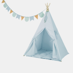 Cort de joacă Teepee Wigwam Blue Little Dutch