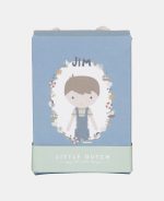 Păpușă textilă Jim 10 cm - colecția Vintage Sunny Stripes - Little Dutch - imagine 7