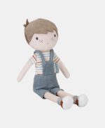 Păpușă textilă Jim 50 cm - colecția Vintage Sunny Stripes - Little Dutch - imagine 5