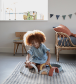 Jucărie din lemn curcubeu Pure&Nature Little Dutch - imagine 6
