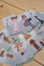 Puzzle magnetic din lemn Jim & Rosa Little Dutch - imagine 4