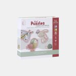 Puzzle 6 in 1 - Flowers & Butterflies - Little Dutch