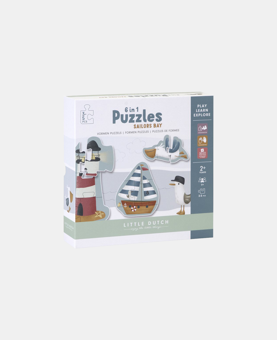 LD4761.jpg Puzzle 6 in 1 - Sailors Bay - Little Dutch - imagine 1