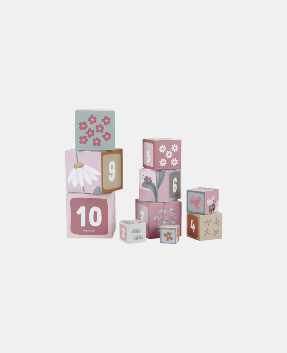LD4767.jpg Cutii din carton FSC pentru stivuire - Flowers & Butterflies - Little Dutch - imagine 1