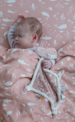Doudou comforter Ocean Pink Little Dutch - imagine 3