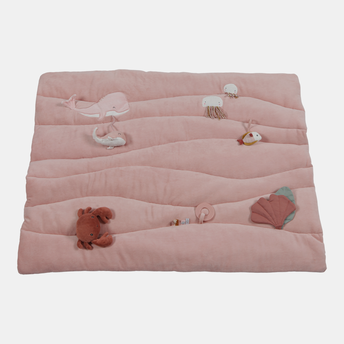 LD4839-Play-Pen-Mat-Product.png Salteluță cu activități Ocean Pink Little Dutch - imagine 1