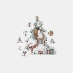 Colecția de Crăciun Puzzle Jigsaw XL din carton FSC Little Dutch