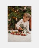 Colecția de Crăciun Trenuleț din lemn pentru stivuire Little Dutch - imagine 7