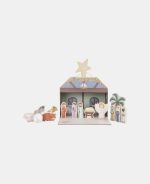 Figurine din lemn în cutie portabilă - Scena Nașterii de Crăciun - Little Dutch - imagine 2
