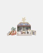 Figurine din lemn în cutie portabilă - Scena Nașterii de Crăciun - Little Dutch - imagine 10