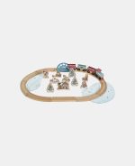 Set trenuleț cu șine din lemn și accesorii - Ediție specială de Crăciun - Little Dutch - imagine 2
