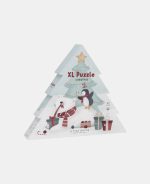 Puzzle XL din carton FSC - Brăduț - Ediție specială de Crăciun - Little Dutch - imagine 2