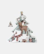 Puzzle XL din carton FSC - Brăduț - Ediție specială de Crăciun - Little Dutch - imagine 3