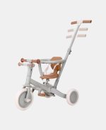 Tricicletă multifuncțională 4 în 1 cu mâner de ghidare – Green- Little Dutch - imagine 11
