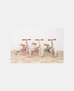 Tricicletă multifuncțională 4 în 1 cu mâner de ghidare – Green- Little Dutch - imagine 9