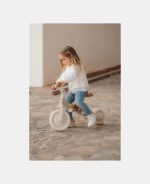 Tricicletă multifuncțională 4 în 1 cu mâner de ghidare – Off White- Little Dutch - imagine 4
