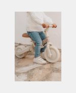 Tricicletă multifuncțională 4 în 1 cu mâner de ghidare – Off White- Little Dutch - imagine 5
