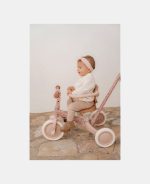 Tricicletă multifuncțională 4 în 1 cu mâner de ghidare – Fairy Floral- Little Dutch - imagine 3
