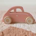 Masinuță clasică din lemn Pink Little Dutch - imagine 4