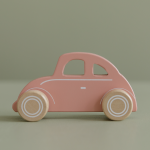 Masinuță clasică din lemn Pink Little Dutch - imagine 6