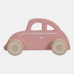 Masinuță clasică din lemn Pink Little Dutch