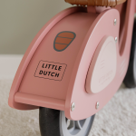 Scuter din lemn Pink Little Dutch - imagine 9