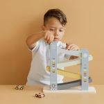 Jucărie din lemn pistă de curse Blue colecția Ocean Little Dutch - imagine 12