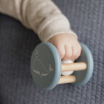 Jucărie din lemn pentru bebeluși cilindru cu bilă Ocean Little Dutch - imagine 7