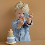 Jucărie din lemn pentru stivuire Blue colecția Ocean Little Dutch - imagine 10