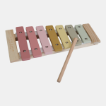 Xilofon din lemn Pink Little Dutch